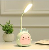 Resim Yw2021 Karikatür Sevimli Led Göz Korumalı Masa Lambası Öğrenci Yurdu Yatak Odası Katlanabilir Okuma Masası Lambası, Renk: Mavi Kuzu 
