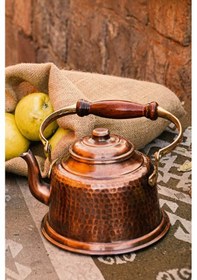 Resim Bakır Maraş Demlik Oksitli Renk 