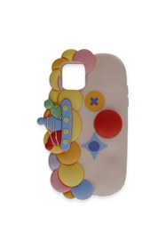 Resim artlab Art İphone 12 Kılıf Poky Karakter Silikon Kapak - Desen 7 Lab 