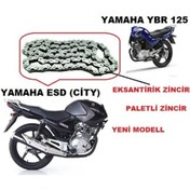 Resim Yamaha Ybr 125 Esd125 Eksantirik Zincir Yeni Model Palet 