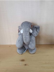 Resim Fil Peluş Oyuncak 18 Cm Gri 