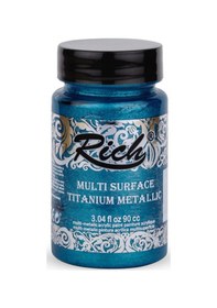 Resim Rich Multi Surface Titanium Metalik Boya 90 Cc. N 2572 Turkuaz 