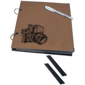 Resim Fotoğraf Makinesi Temalı Albüm Kapak Seçenekli Anı Defteri 