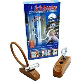Resim Kidmix Pencere Güvenlik Kilidi Kahverengi 