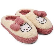 Resim Aspor Beyaz Mor Hello Kitty Desenli Kadın Panduf Aspor