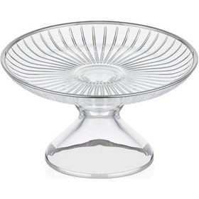 Resim Decorıum Ayaklı 18 Cm Servis Tabağı Accademia Platin M06451-ab 