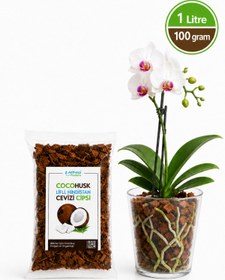 Resim Arkhelais Orkide Toprağı - Bitki Toprağı Katkısı - Hindistan Cevizi Cipsi - CocoHusk - Orkide Yetiştirme - 1 L 