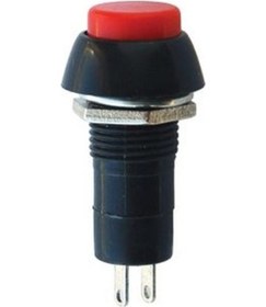 Resim Ic 185 Buton 12 MM Kalıcılı 12 MM Anahtarlı Kırmızı 