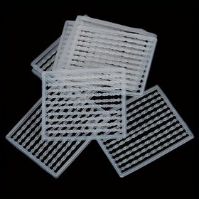 Resim 100 adet TPE Şeffaf Balıkçılık Yem Durdurucuları - Sazan Balıkçılığı için Şeffaf Beyaz Boilie & Dambıl Durdurucular, Temel Yem Sunum Aksesuarları, Balıkçılık Yemleri ve Yemler 