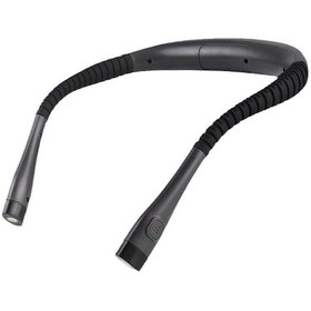 Resim Xindoker Usb Şarjlı Boyun Askılı Led Kitap Okuma Lambası - 3 Renk Ve Parlaklık Ayarı, Katlanabilir Çift Başlı 