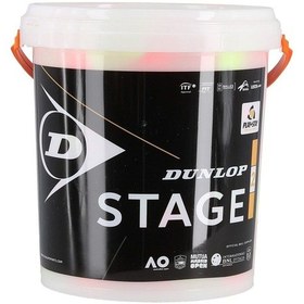 Resim Dunlop Stage 2 Turuncu 60'lı Eğitim Kova Tenis Topu 602205 
