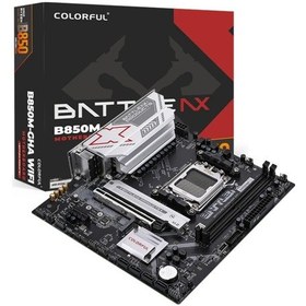 Resim Colorful Battle-ax B850m-gha Wıfı V14 Ddr5 7600mhz Matx Am5 Aaaa11clf0015 