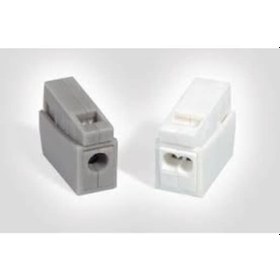 Resim 1 Giriş 1 Çıkış Gri Aydınlatma Klemensi 1+1 Gri 