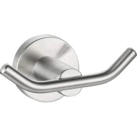 Resim Çift Bornoz Kancası, Banyo Duvarına Monte Edilmiş 304 Paslanmaz Çelik Kancalar (Yurt Dışından) 