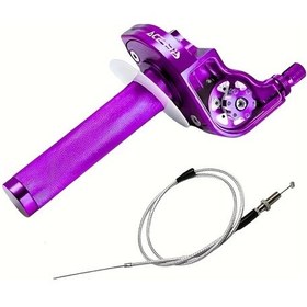 Resim Hightower Mor Purple Cnc Alüminyum Hızlı Döndürmeli Gaz Kolu 7/8" 22mm Dirt Bike Universal 