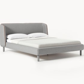 Resim Polina Çift Kişilik Karyola Gri - 180x200 cm 