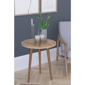 Resim Remaks Barcelona Fiskos Çay Sehpası Servis Sehpası - Atlantik Çam 