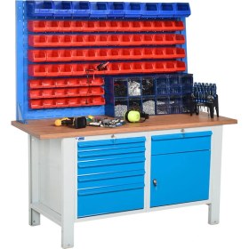 Resim Star Çelik Atölye Çalışma Tezgahı (1600 x 720 x 830-930/1844 mm) 