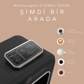 Resim Karaca Hatır Bol Köpüklü Dokunmatik Konuşan 5 Ürün 1 Arada Közde Türk Kahvesi, Sütlü Türk Kahvesi, Sütlü Içecek Hazırlama, Filtre Kahve ve Çay Demleme Makinesi 