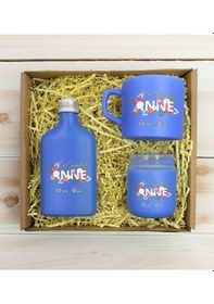 Resim Bk Gift Kişiye Özel İsimli Dtf Anne Temalı Mavi Kahve Fincanı & Kolonya & Mum Hediye Seti-1, Anneye Hediye, Anneler Günü Hediyesi Kobitmeyencom30963 B 