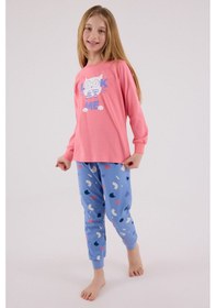 Resim Rolypoly Kız Çocuk Pembe Pijama Takımı 5274-48688 Pembe 