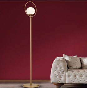 Resim Soho Eskitme Modern Tasarım Metal Lambader 