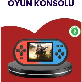 Resim HERŞEYBURDAMODA 520 Oyunlu El Oyun Konsolu Tv Bağlantılı Hd LCD Ekranlı 