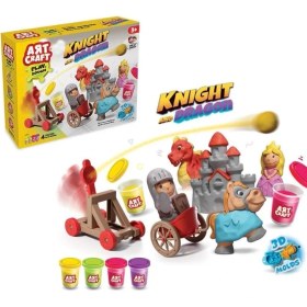 Resim Assess Store Art Şövalye ve Ejderha Oyun Hamur Set 280 gr 