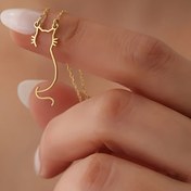 Resim Suteyi Kadınlar için Sevimli Kedi Kolye - Minimalist Günlük ve Cadılar Bayramı Takı, Dayanıklı Paslanmaz Çelik Zincir, Doğum Günü Hediyesi, Evcil Hayvan Severler için - Yıllık Şık Kolye, Günlük ve Özel Günler için, Kedi Takı, Canlı Tasarım, Altın Kaplama Takı, İnce El Sanatları, Moda Aksesuarı, Şık Takı, Yüksek Kaliteli Metal, Moda Takı, Takı Severler, Gündelik Hediye, Erkekler ve Kadınlar için Uygun, Kız Arkadaşlarına, Sevgililere ve Aileye Hediye Edilebilir 