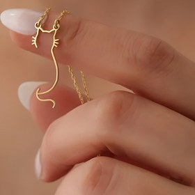 Resim Suteyi Kadınlar için Sevimli Kedi Kolye - Minimalist Günlük ve Cadılar Bayramı Takı, Dayanıklı Paslanmaz Çelik Zincir, Doğum Günü Hediyesi, Evcil Hayvan Severler için - Yıllık Şık Kolye, Günlük ve Özel Günler için, Kedi Takı, Canlı Tasarım, Altın Kaplama Takı, İnce El Sanatları, Moda Aksesuarı, Şık Takı, Yüksek Kaliteli Metal, Moda Takı, Takı Severler, Gündelik Hediye, Erkekler ve Kadınlar için Uygun, Kız Arkadaşlarına, Sevgililere ve Aileye Hediye Edilebilir 