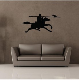 Resim Savaşçı Folyo Sticker Derstv1257 50cm Uzunluk Siyah 