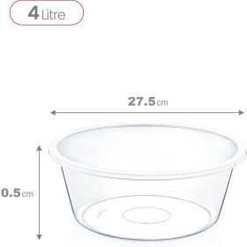 Resim Smartware 1 No Şeffaf Badya (4 Lt) 