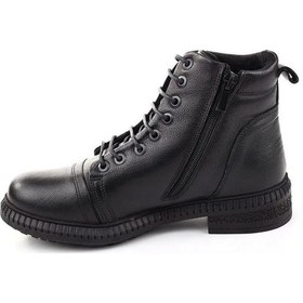 Resim Castleblack 20911-1 Siyah Kadın Kışlık Deri Bot Siyah 