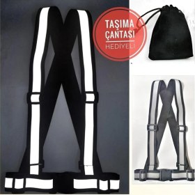 Resim Lidyahan Store Caro (145) Motosiklet - Bisiklet Reflektörlü Yelek - Motorsiklet Reflektörlü Yelek Scooter Yelek ile Uyumlu 