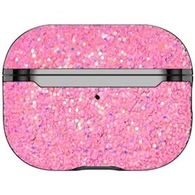 Resim Onegif Apple Airpods 3 3.nesil Bright Simli Airpods Kapak - Pembe Kapaklı Kılıf 