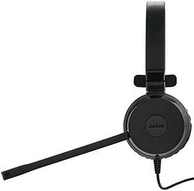 Resim Jabra Evolve 30 II Microsoft Teams Sertifikalı USB-C Stereo Kablolu Kulaklık - Kompakt Mini USB (Siyah) 