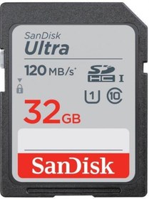 Resim Sandisk 32gb Sd Ultra 120mb/s Sdxc Hafıza Kartı Sdsdun4-032g-gn6ın 
