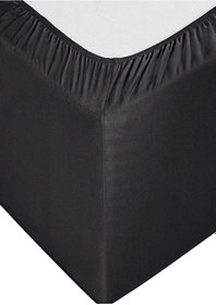 Resim Gercella 150x240 Tek Kişilik Çarşaf Siyah 