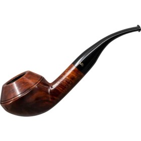 Resim Şahin Üç Yıldız 640 9mm. Filtreli Ebonit Saplı Pipo 