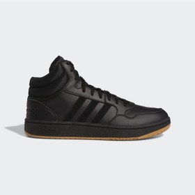 Resim ADİDAS HOOPS 3.0 MID ERKEK SPOR AYAKKABI - GY4745 Siyah 