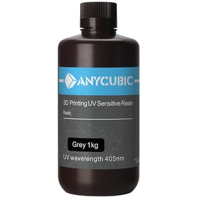 Resim Anycubic UV Reçine 1 KG Gri 