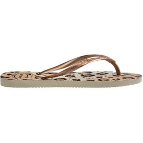 Resim Havaianas Slım Anımals Leopar Parmak Arası Terlik 4103352 6516 Dore Altın 