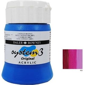 Resim Daler Rowney System 3 Akrilik Boya 500Ml - Purple 433 