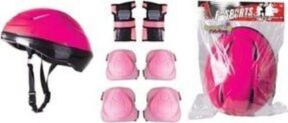 Resim Toprockstore Çocuk Kask Dizlik Dirseklik Koruyucu Set 7 Parça 