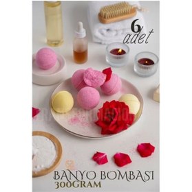 Resim Belle Fusion BFS Banyo Bombası Jakuzi Küvet Banyo Bombası Topu 6 adet 300 Gr 