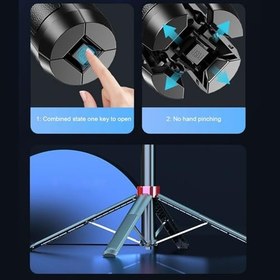 Resim Akıllı İzleme Akıllı Telefon Dengeleyicisi, 540 ° Flip, Alüminyum Alaşım, Hafif, Taşınabilir, Canlı Akış İçin İdeal, Vlogs 