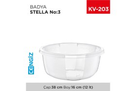 Resim Yuvarlak Şeffaf Badya 1 Adet 3 No ROYALEKS-E175 Nemere 