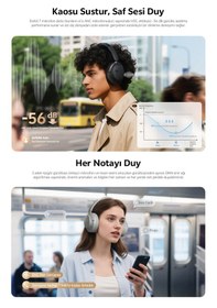 Resim Qcy H3S Bluetooth 6.0 Kulak Üstü Kulaklık 
