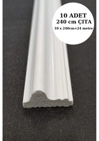 Resim Diecor Dekoratif Boyanabilir 10 Adet 4 Cm Eğimli Polistren Duvar Çıtası Model:xa320 