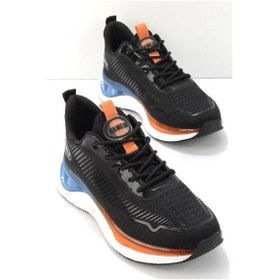 Resim Bambi Siyah Turuncu Erkek Sneaker E01175523182 Turuncu 